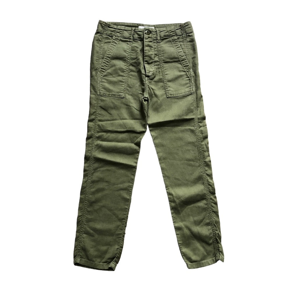 The Great. Ranger Pant Womens Size 25 Green Cotton